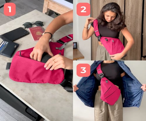 Anti-Theft SecureCrossbody Bag