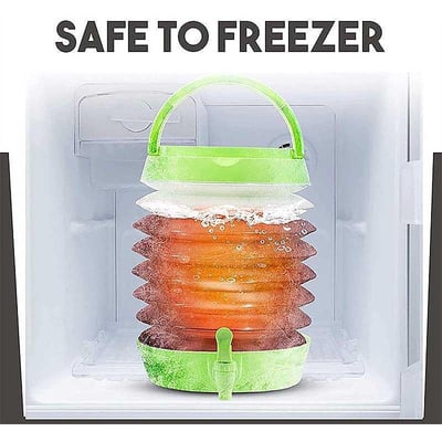 💧 Collapsible Water Container with Spigot 🚰 Foldable, Portable & Leak-Proof for Outdoor Adventures! 🏕️✨