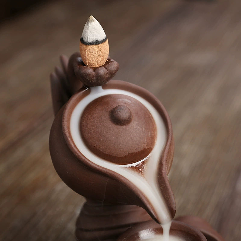New Buddha's hand hanging pot reflux incense burner