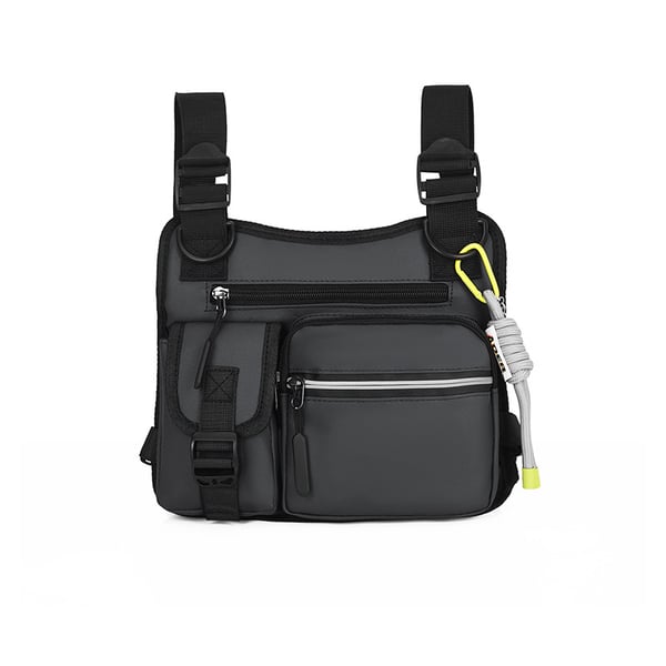 🔥 Adjustable Zipper Tactical Chest Bag 🎒✨ Multi-Functional & Ready for Action!