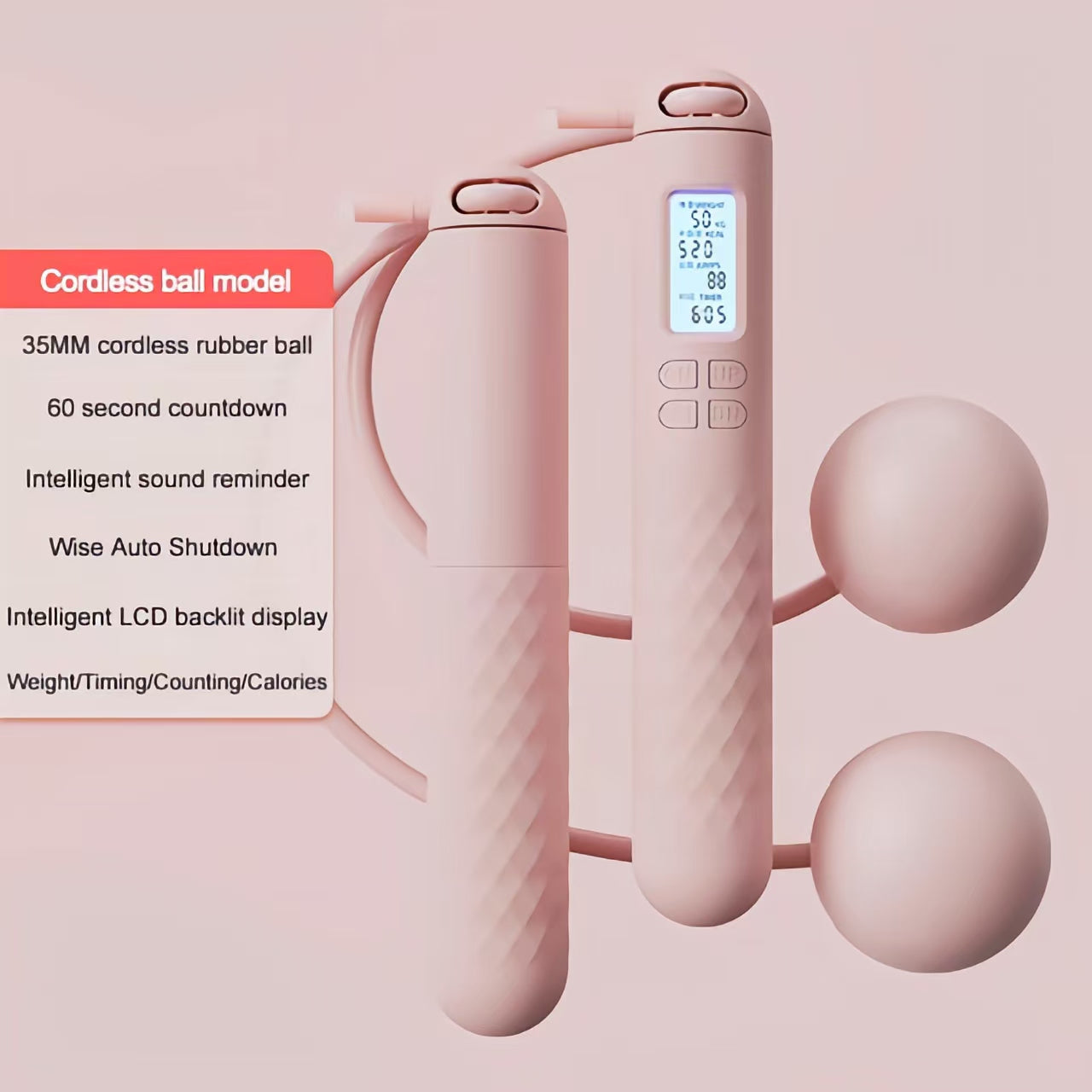 Skipping Rope with Counter ( Gravity Ball without Rope) , For Lose Weight, Burn Calories