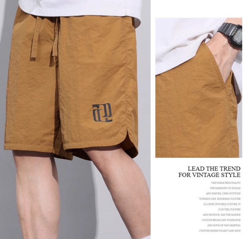 Summer Ice Silk Slim Shorts
