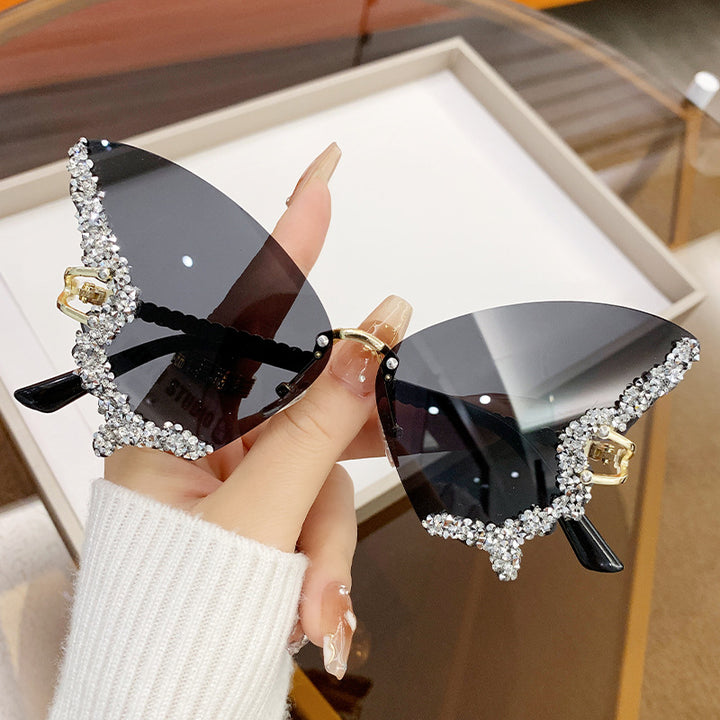 π¦β¨ Glam Fly Crystal Butterfly Wing Sunglasses ππ | Sparkle in Style with a Magical Touch! ππΆοΈ