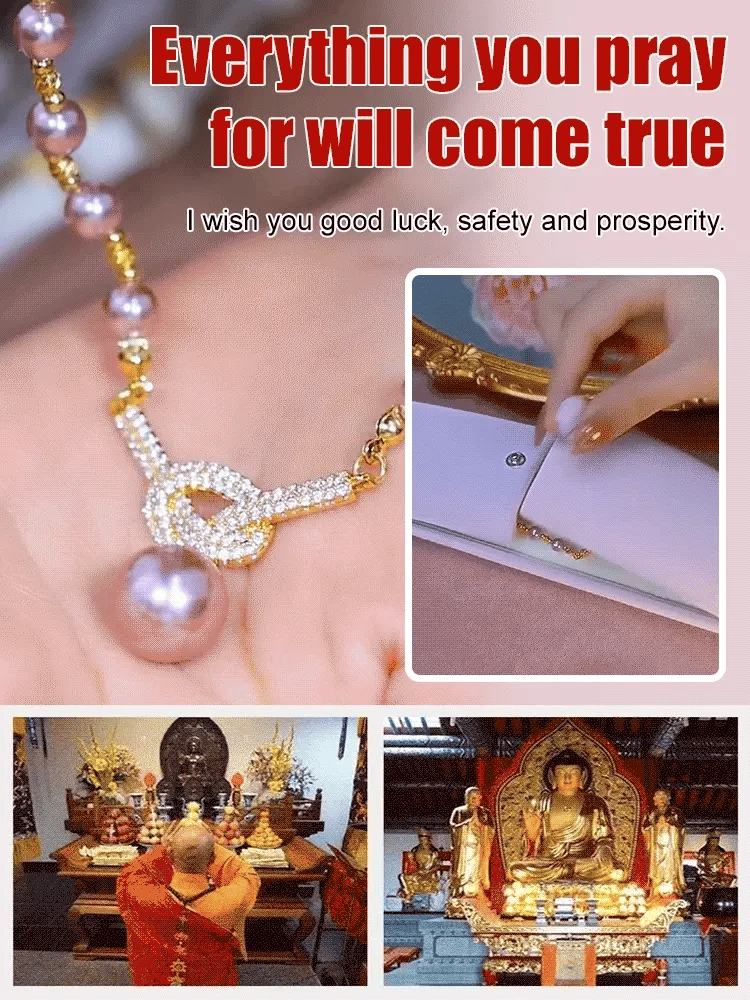 Elegant and luxurious women's pearl necklace