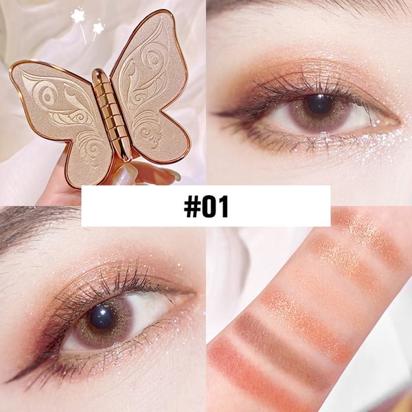 π6 colors lucky butterfly eye shadow