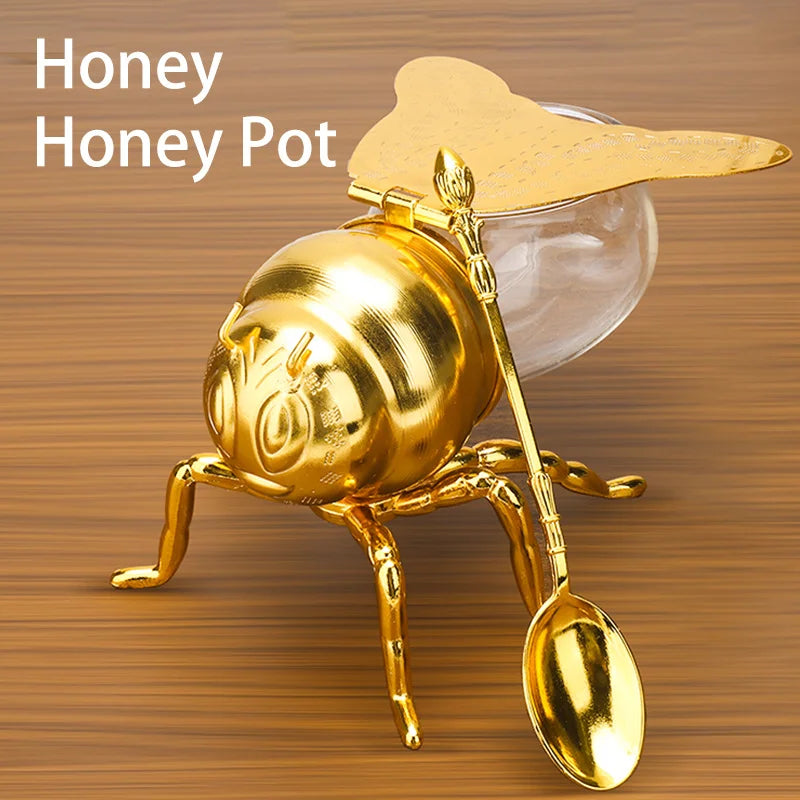 Luxury Bee Honey Pot