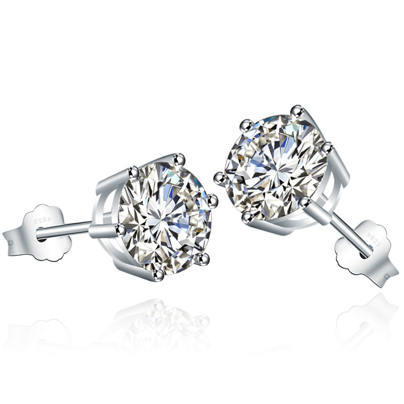 【💫Season of Renewal】Silver Zircon Stud Earrings