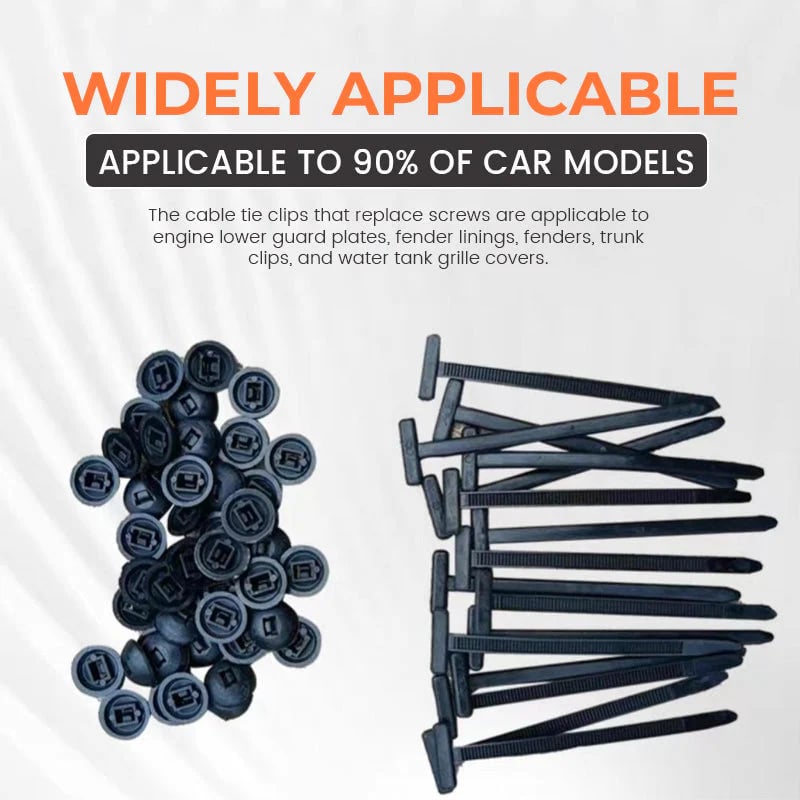 ๐49%OFF- ๐100pcs Nylon Universal Cable Tie Buckle