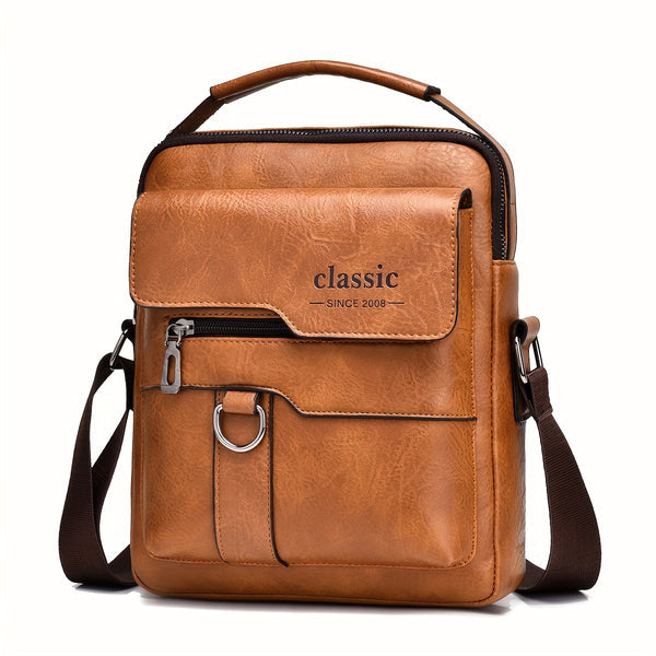 Genuine Leather Vintage Messenger Bag for Men/Woman