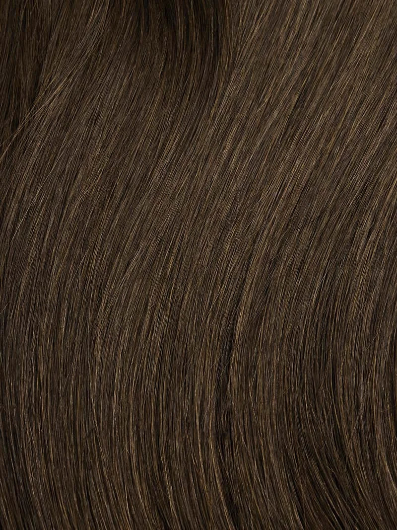 Mini Scalp Topper – Adjustable length 100% human hair wig piece-Cover bald or gray hair