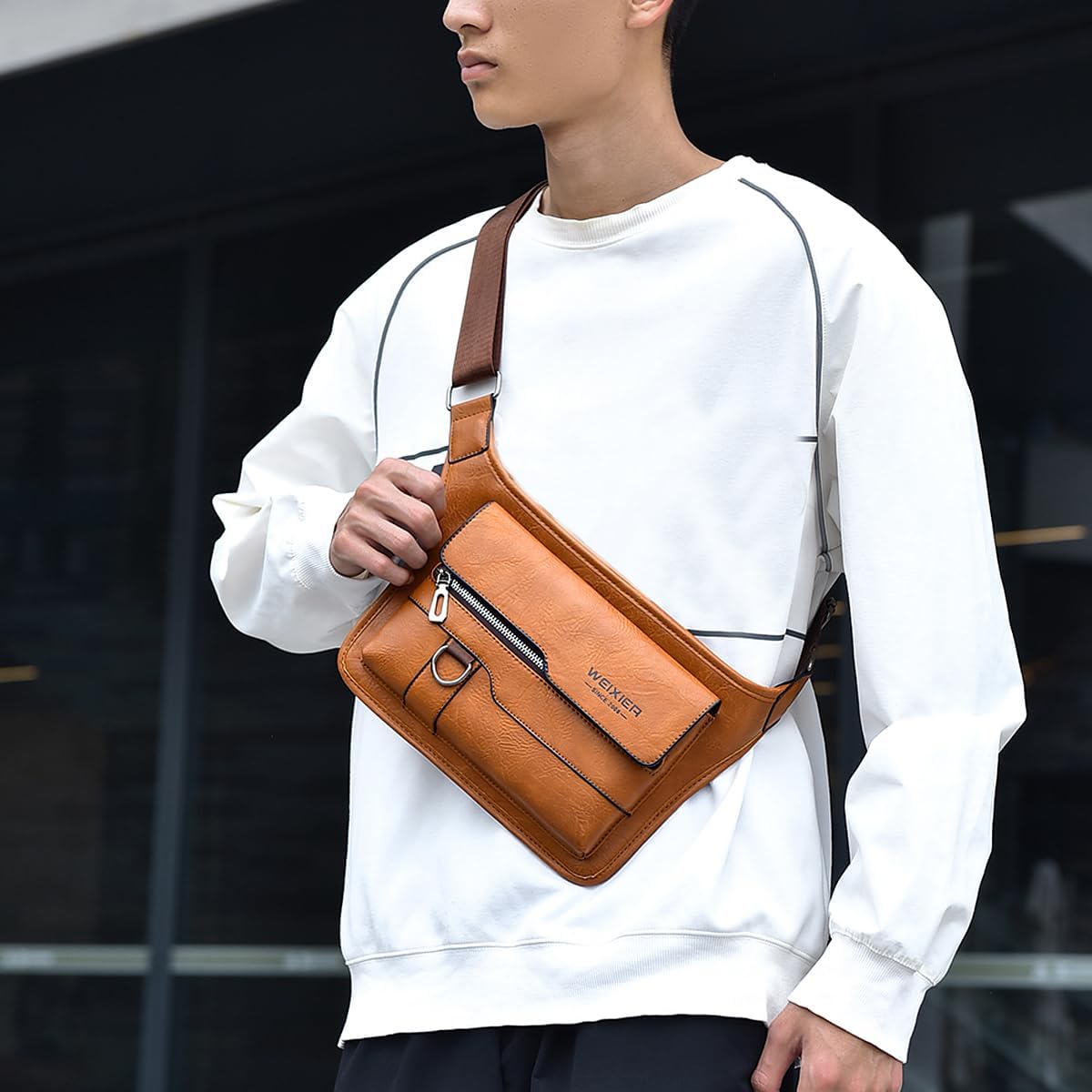 🧳 Men's Leather Messenger Bag | Stylish • Durable • Everyday Carry 🕴️✨