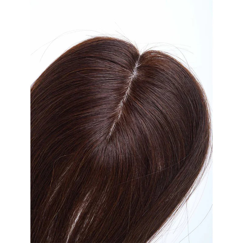 🎉✨Happy New Year! ✨🎉| Mini Scalp Topper 2x3 Silk Base Hair Topper | 100% human hair production