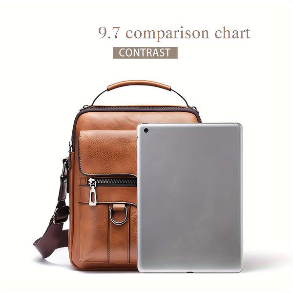 Genuine Leather Vintage Messenger Bag for Men/Woman