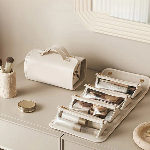 ❤️🔥TODAY 49% OFF Leather Waterproof Cosmetic Bag