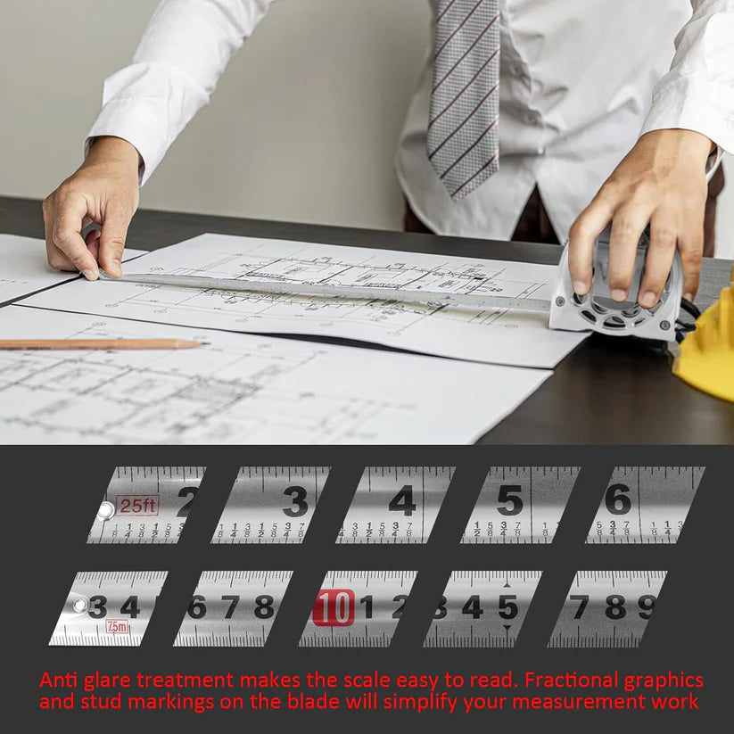 πβ¨ 5m Corrosion-Resistant Stainless Steel Telescopic Metric Ruler β Precision in Every Measure! π§