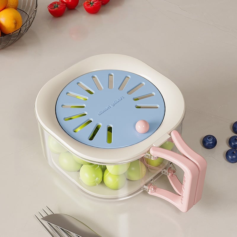 🍓Fruit Washing Bowl🍇 – Drain & Rinse with Ease 🥝🌀