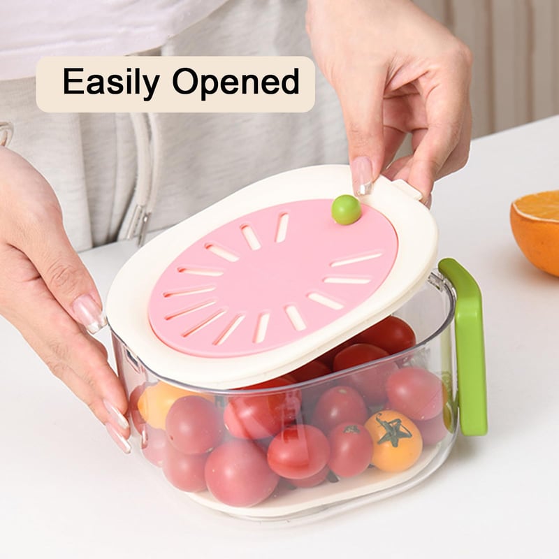 🍓Fruit Washing Bowl🍇 – Drain & Rinse with Ease 🥝🌀