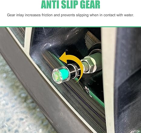 🚗4Pack Car Tire Pressure Monitor Valve Caps🔧