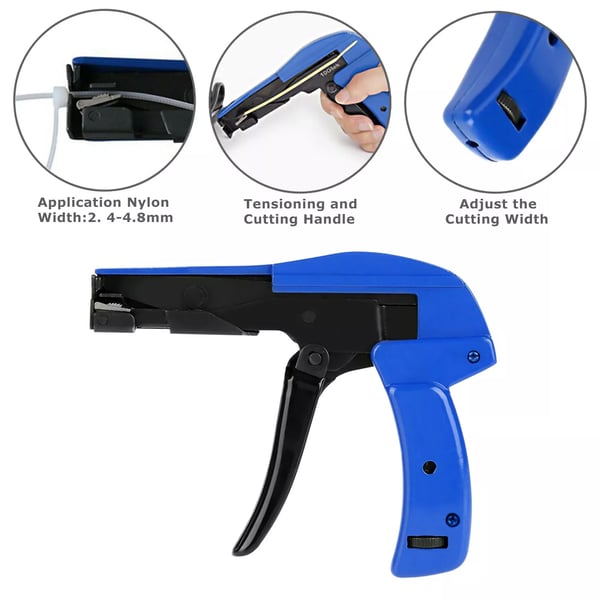 🔥NEW HOT SALE 🔥 Cable Tie Stainless Steel 2.2 4.8mm Auto Nylon Cutting Fastening Tool