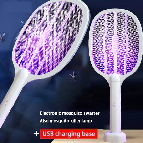🔥NEW HOT SALE 🔥 2-in-1 Electric Swatter & Night Mosquito Killing Lamp