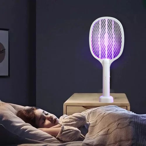 🔥NEW HOT SALE 🔥 2-in-1 Electric Swatter & Night Mosquito Killing Lamp