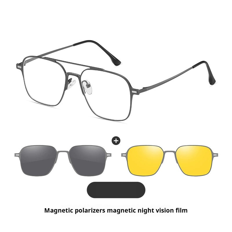 6-In-1 Magnetic Polerized Sunglasses