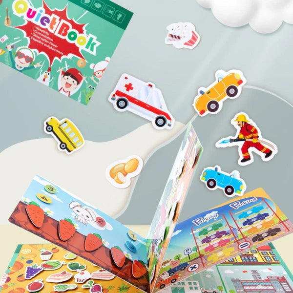 Children's educational sticker book