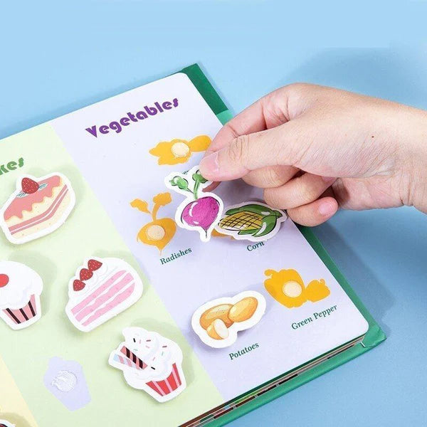 Children's educational sticker book