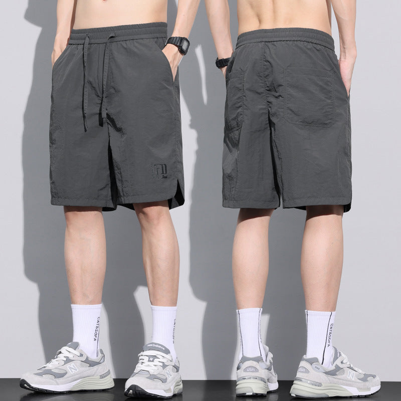 Summer Ice Silk Slim Shorts