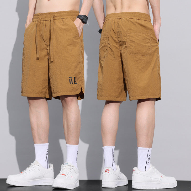 Summer Ice Silk Slim Shorts