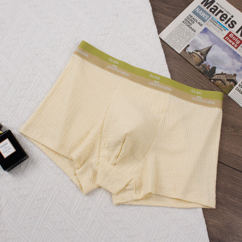 🎉Bubble Cotton Men's Boxer Briefs Antibacterial Breathable Sweat Absorbent🎉