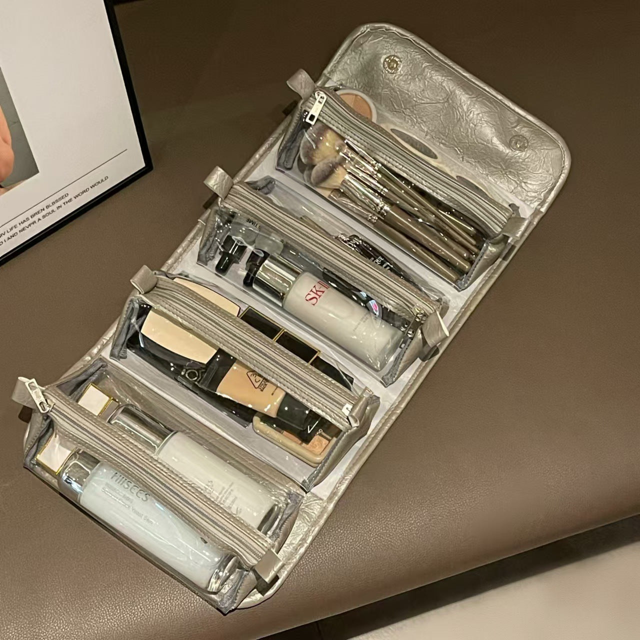 ❤️🔥TODAY 49% OFF Leather Waterproof Cosmetic Bag