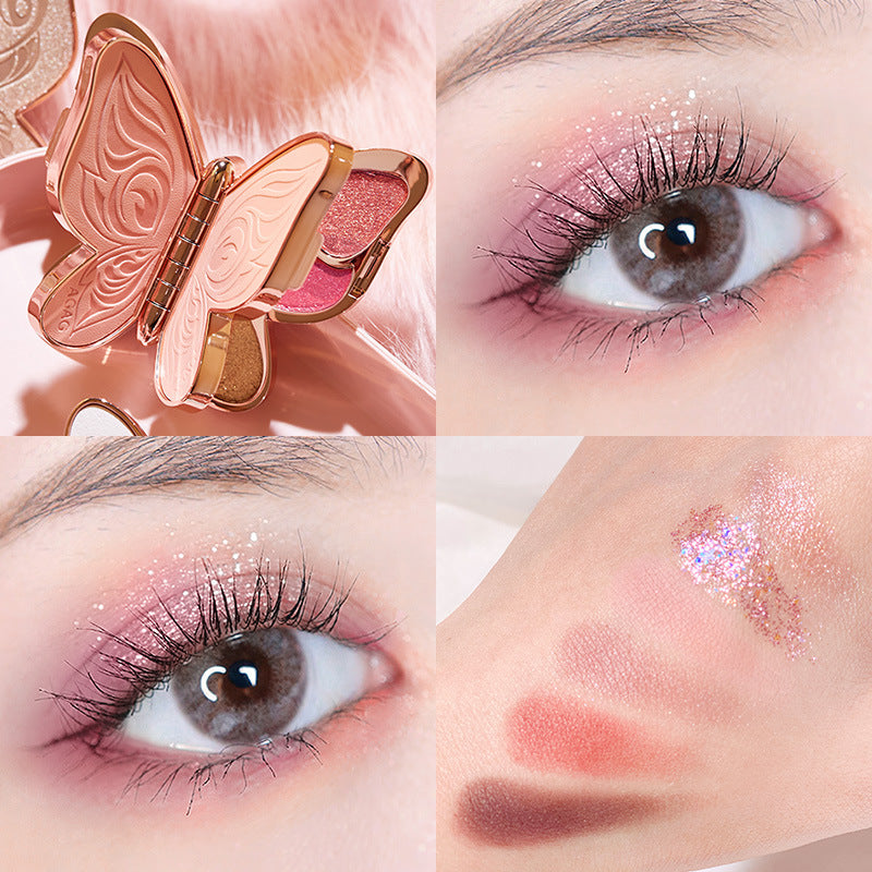 π6 colors lucky butterfly eye shadow