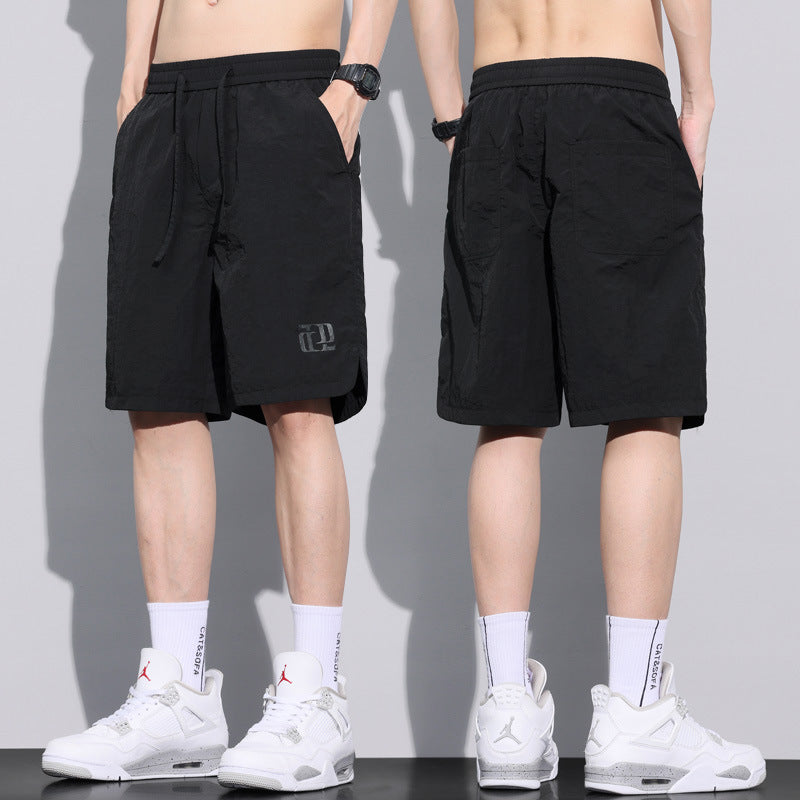 Summer Ice Silk Slim Shorts