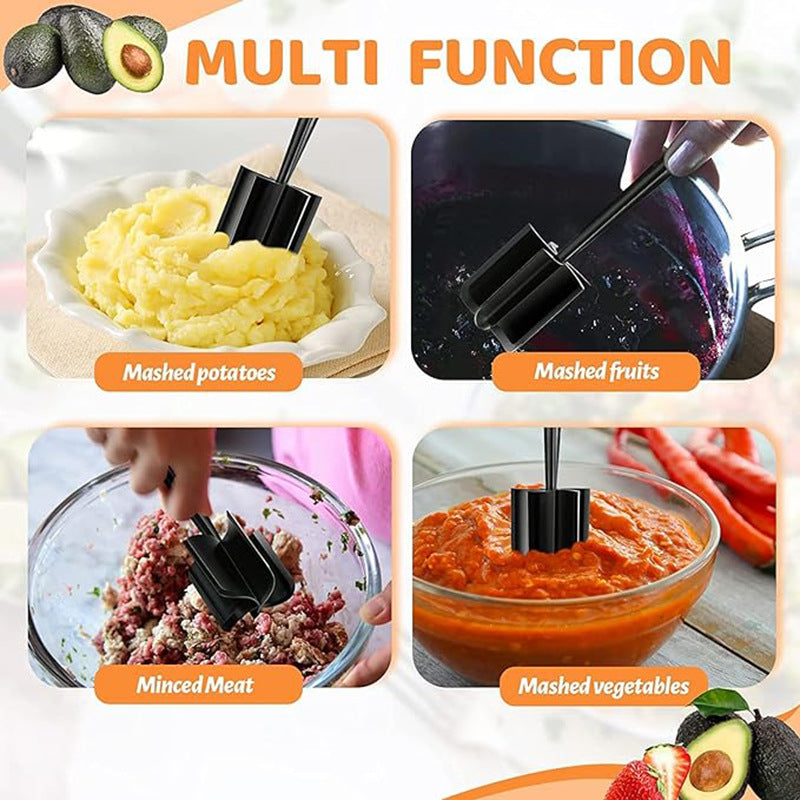 🍽️BUY 1 GET 1 FREE🍽️Best cookware Upgrade Meat Chopper, Heat Resistant Meat Masher for Hamburger Meat, Beef and Potato.
