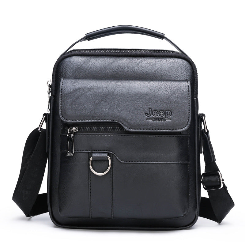 Men's retro large capacity handbag messenger bag