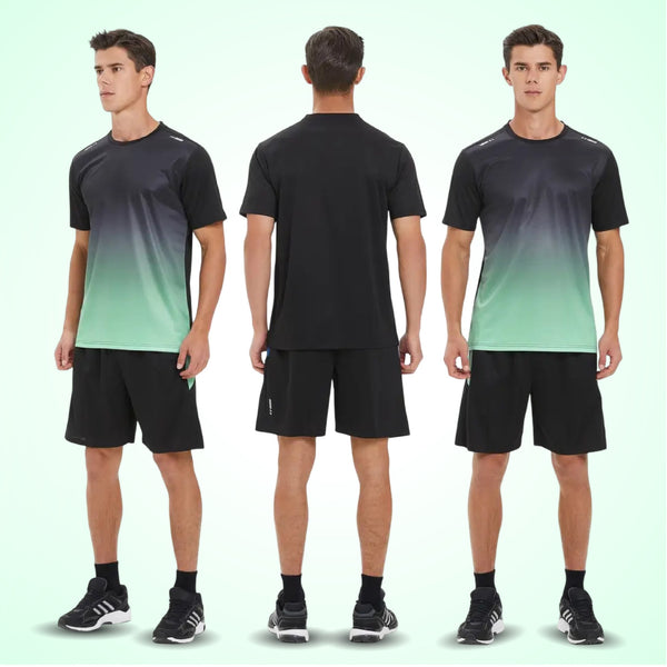 Men's Outdoor Sports Quick-Drying Breathable 2-Piece Combo Set 🏃♂️👕