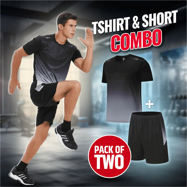 Men's Outdoor Sports Quick-Drying Breathable 2-Piece Combo Set 🏃♂️👕