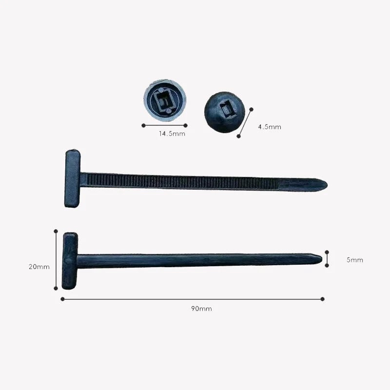 ๐49%OFF- ๐100pcs Nylon Universal Cable Tie Buckle