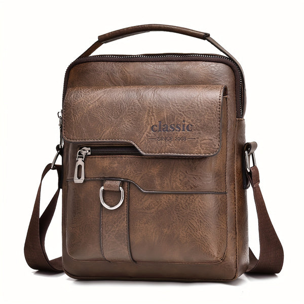 Genuine Leather Vintage Messenger Bag for Men/Woman