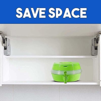 💧 Collapsible Water Container with Spigot 🚰 Foldable, Portable & Leak-Proof for Outdoor Adventures! 🏕️✨