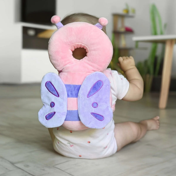 π§Έ Baby Head Protection Backpack ππ‘οΈ Soft, Safe & Adorable Cushion for Little Explorers!