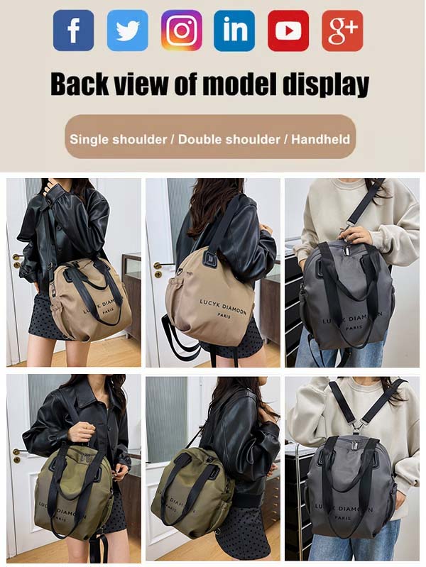 🔥Fashionable and simple three-in-one multifunctional backpack