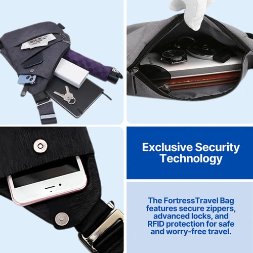 Anti-Theft SecureCrossbody Bag