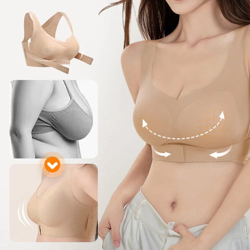 💕 Women's Cozy Seamless Push-Up Bra with Front Closure