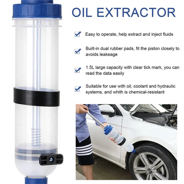 Syringe Type Suction And Injection Dual-purpose Oil Change Tool Manual Oil Filling Device