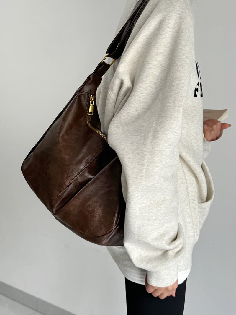 Women's Solid Color Shoulder Bag