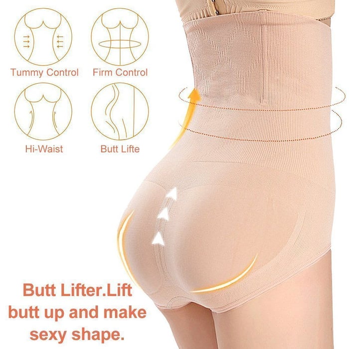 🔥 High Waist Tummy Control Shapewear Panties – Smooth & Sculpt Your Shape 💪👙