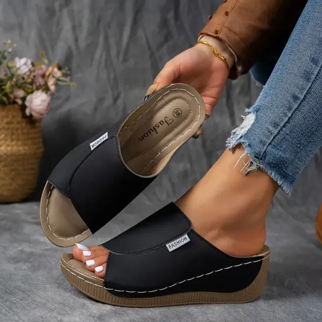 🔥HOT SALE -50% OFF🔥 Comfy Arch Support Slides 👡 | Breathable & Stylish Women's Sandals 💨💖