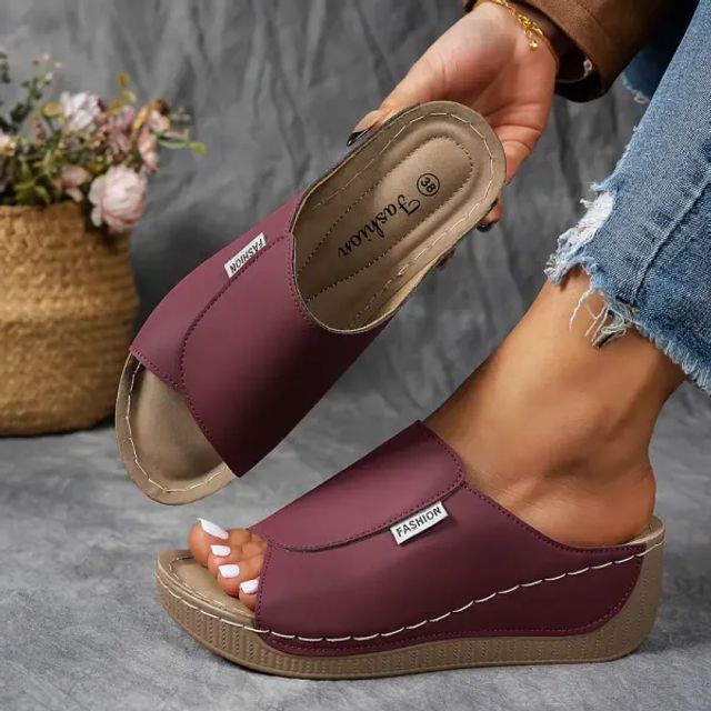 🔥HOT SALE -50% OFF🔥 Comfy Arch Support Slides 👡 | Breathable & Stylish Women's Sandals 💨💖